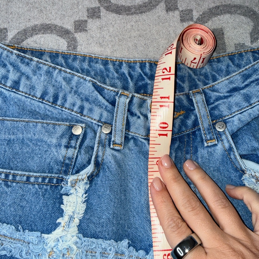 Ragged Denim Jeans with frayed detail , 26 - Picture 8 of 11